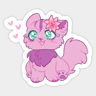 LPS Purple Persian Cat Sticker